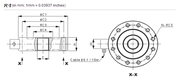 Tension and Compression Load Cell IN-363Y
