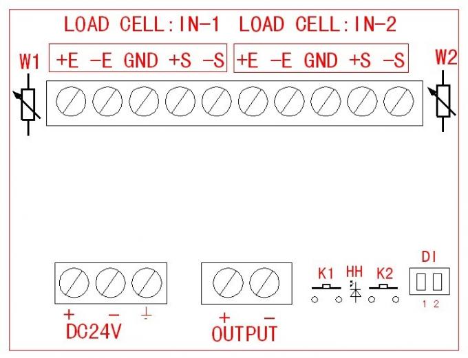 Load cell amplifier weight transmitter-INA2PS