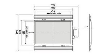 IN-100-1 Four-channels Static Portable Car/Vehicle Weighing System