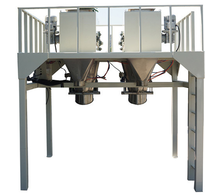 China Double Station Quantitative Roller Conveyor Scale Without Bucket Granular  ODM supplier