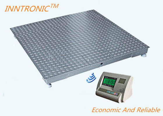 China Carbon Steel 1.2x1.2m Heavy Duty Floor Scale Wireless Floor With Weight Indicator supplier